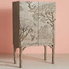 Handcarved Land and Sky Bar Cabinet 1