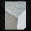 Lola Bone Inlay Square Side Table White 4