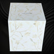 Lola Bone Inlay Square Side Table White 5