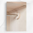 Lombok Handcarved 2 Door Wardrobe White Wash 5