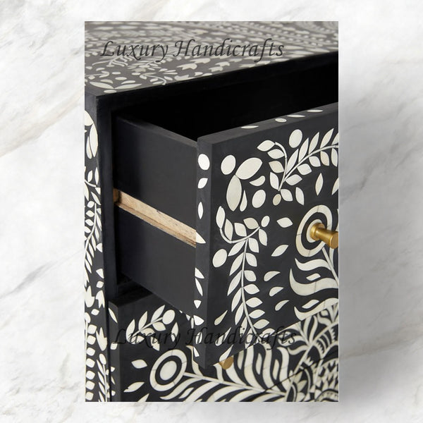 Lucienne Three Drawer Dresser Black