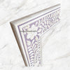 Luxury Bone Inlay Floral Mirror Lilac