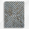 MOP Inlay Coffee Table Diamond Stripe Grey 4
