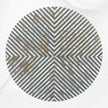 MOP Inlay Coffee Table Diamond Stripe Grey 5