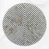 MOP Inlay Coffee Table Diamond Stripe Grey 5