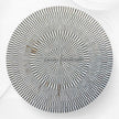 MOP Inlay Illusion Stripe Center Table Grey 3