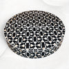 MOP Inlay Lotus Coffee Table Black 2