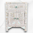 MOP 1 Drawer 2 Door Bedside Table Light Pink 7