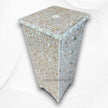 MOP Inlay Floral 6 Drawer Tallboy Chest Pink Chocolate 2