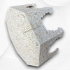 MOP Inlay Floral Octagonal Coffee Table White 5