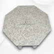 MOP Inlay Floral Octagonal Coffee Table Beige 2