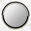 Mae Bone Inlay Mirror Black