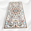 Maria Gemstone Inlay Marble Dining Table 8 Seater 2