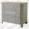 Black Midtown Bone Inlay Three Drawer Dresser 2