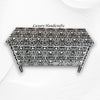 Moghul Flower Bone Inlay 2 Drawer Chest Black 6