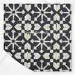 Moroccan Bone Inlay Round Center Table Black 2