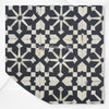 Moroccan Bone Inlay Round Center Table Black 2