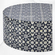 Moroccan Bone Inlay Round Center Table Black 3