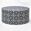 Moroccan Bone Inlay Round Center Table Black 4