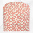 Moroccan Bone Inlay Round Side Table Orange 1