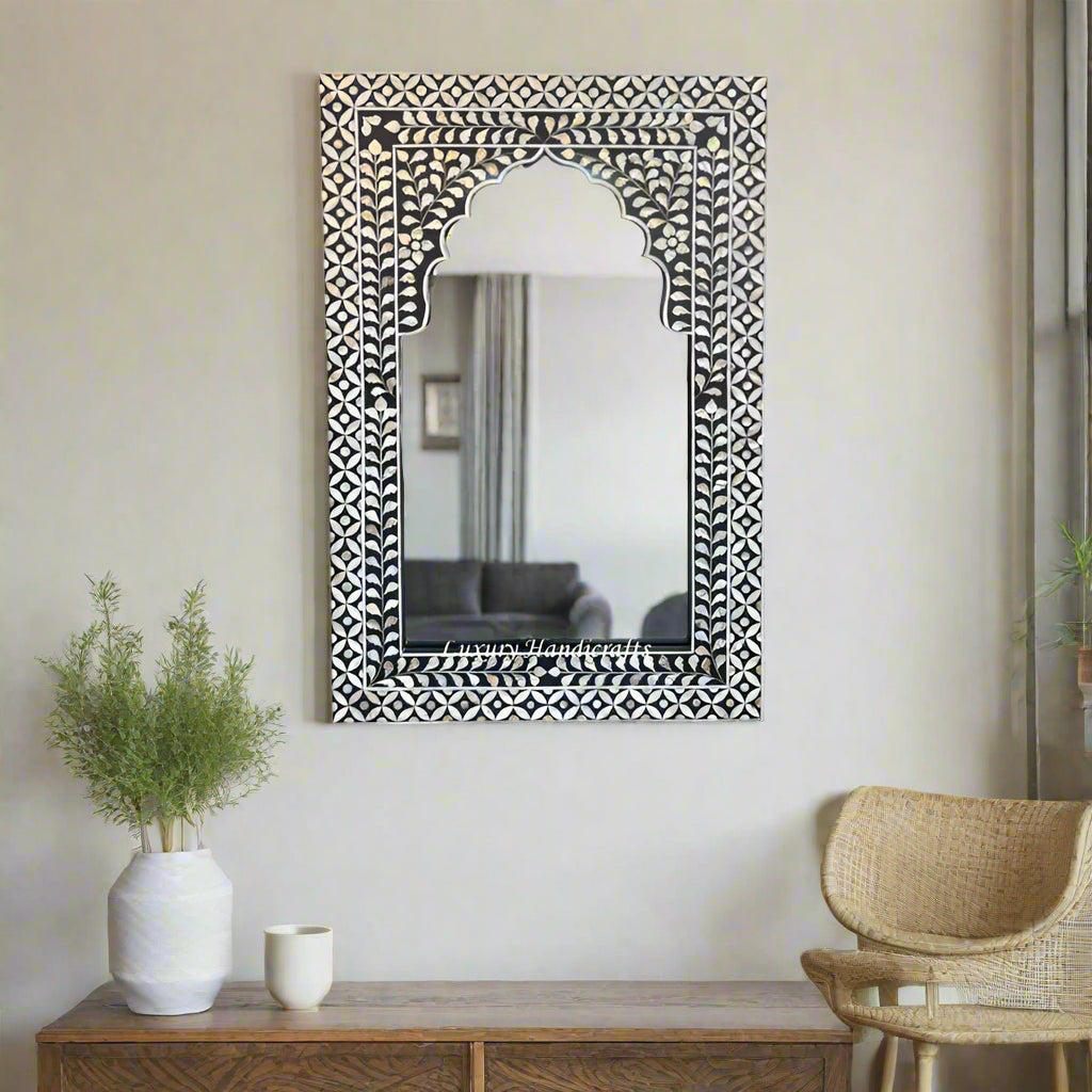 Buy Online Mother of Pearl Inlay Mirror Frame | Inlay Mirror Frame ...