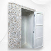Mother of Pearl Inlay Armoire Floral White 5