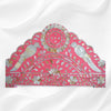 Pink Mother Of Pearl Inlaid Parrot Mirror 3