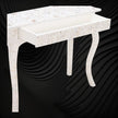 Mother Of Pearl Inlay 1 Drawer French Style Console White 1