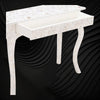 Mother Of Pearl Inlay 1 Drawer French Style Console White 1