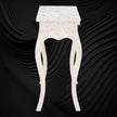 Mother Of Pearl Inlay 1 Drawer French Style Console White 3