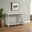 Mother Of Pearl Inlay Arrow Console Grey