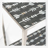Mother Of Pearl Inlay Arrow Console Grey 1