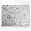 Mother Of Pearl Inlay Floral Chest Of Four Drawers Ivory 4