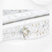 Mother Of Pearl Inlay Long Curved Leg Desk White 4