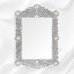 Mother Of Pearl Inlay Scalloped Mirror Grey 2