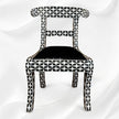 Black Mother Of Pearl Inlay Star Desk And Chair Combo 5