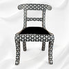 Black Mother Of Pearl Inlay Star Desk And Chair Combo 5
