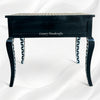 Mother Of Pearl Inlay Star Design Desk Black 4