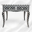 Mother Of Pearl Inlay Star Design Desk Black 5