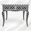 Black Mother Of Pearl Inlay Star Desk And Chair Combo 4