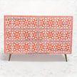 MOP Inlay Moroccan 6 Drawer Chest Orange 4