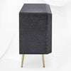 Music 3 Drawer Brass Chest 4