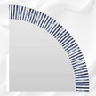 Nala Bone Inlay Striped Round Mirror Blue 2