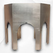 Naomi Nickel Embossed Octagonal Large Side Table 4