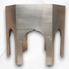 Naomi Nickel Embossed Octagonal Large Side Table 4