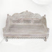 Natalie Handcarved Daybed White Distress