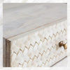 Nora Herringbone Bone Inlay Bedside 