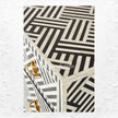 Bone Inlay Optical Chest 6 Drawers Black 2