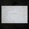 Optical Bone Inlay Coffee Table White 3