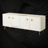 Optical Bone Inlay Media Console White 2